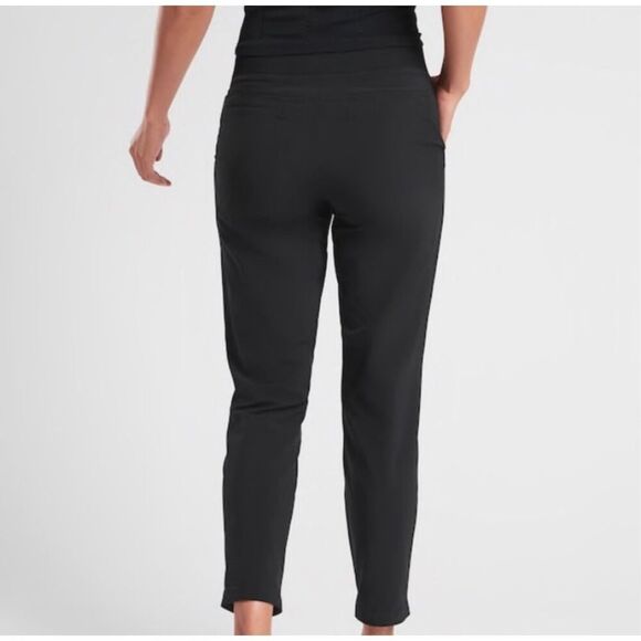 Athleta Midtown Ankle Pant Black | Size 6T - Picture 2 of 11